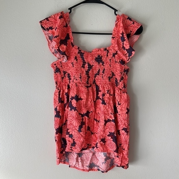 Women's X-Smal Floral Pink Maternity Top Isabel Maternity - Picture 2 of 5